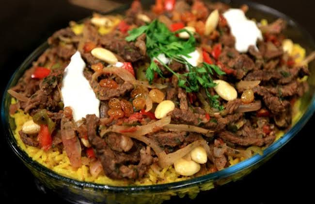 فتة شاورما لحمة